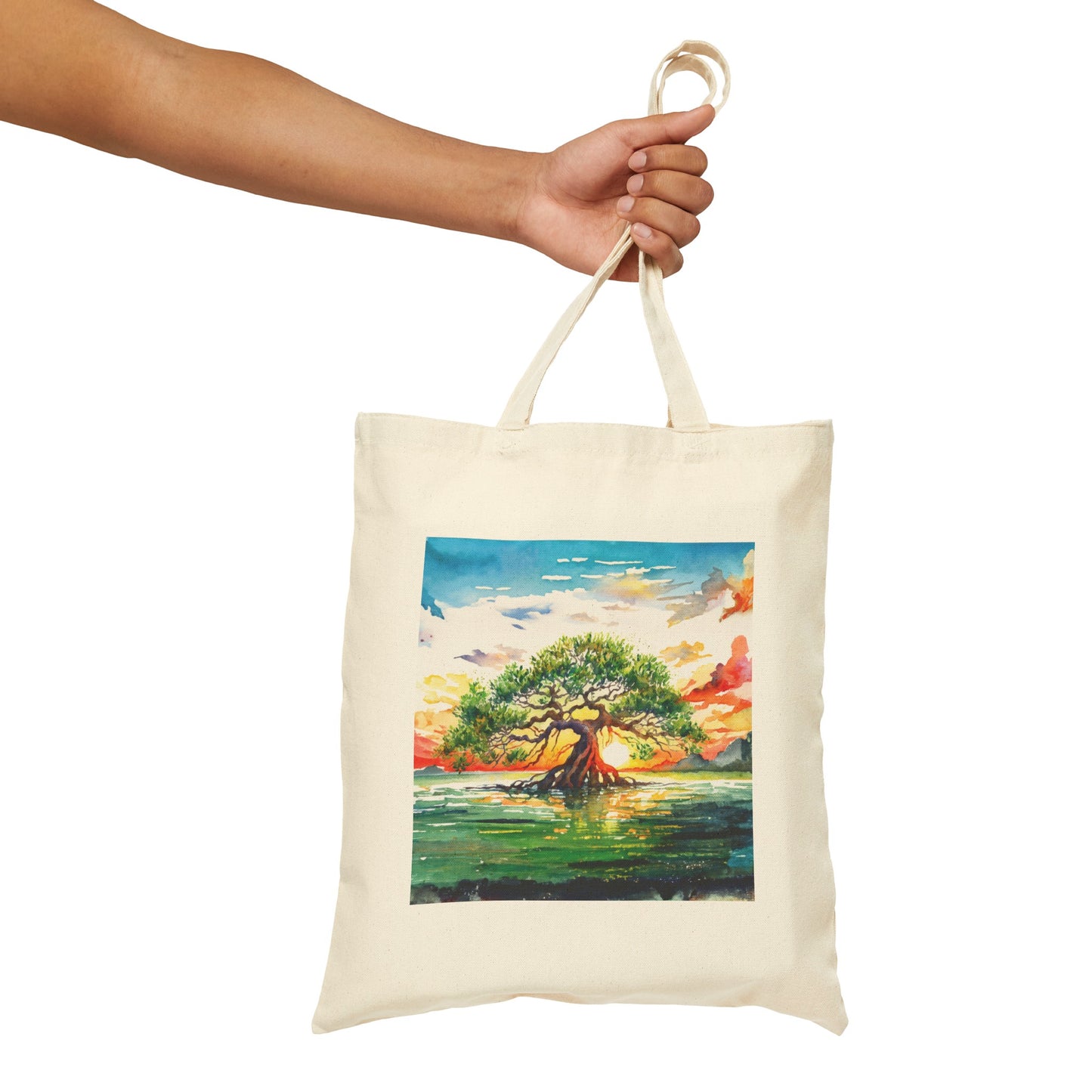 Earth's Green Lungs Cotton Canvas Tote Bag