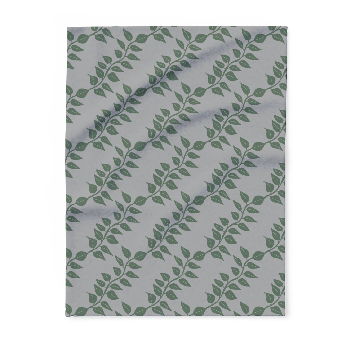 Leaf Vine Pattern Arctic Fleece Blanket