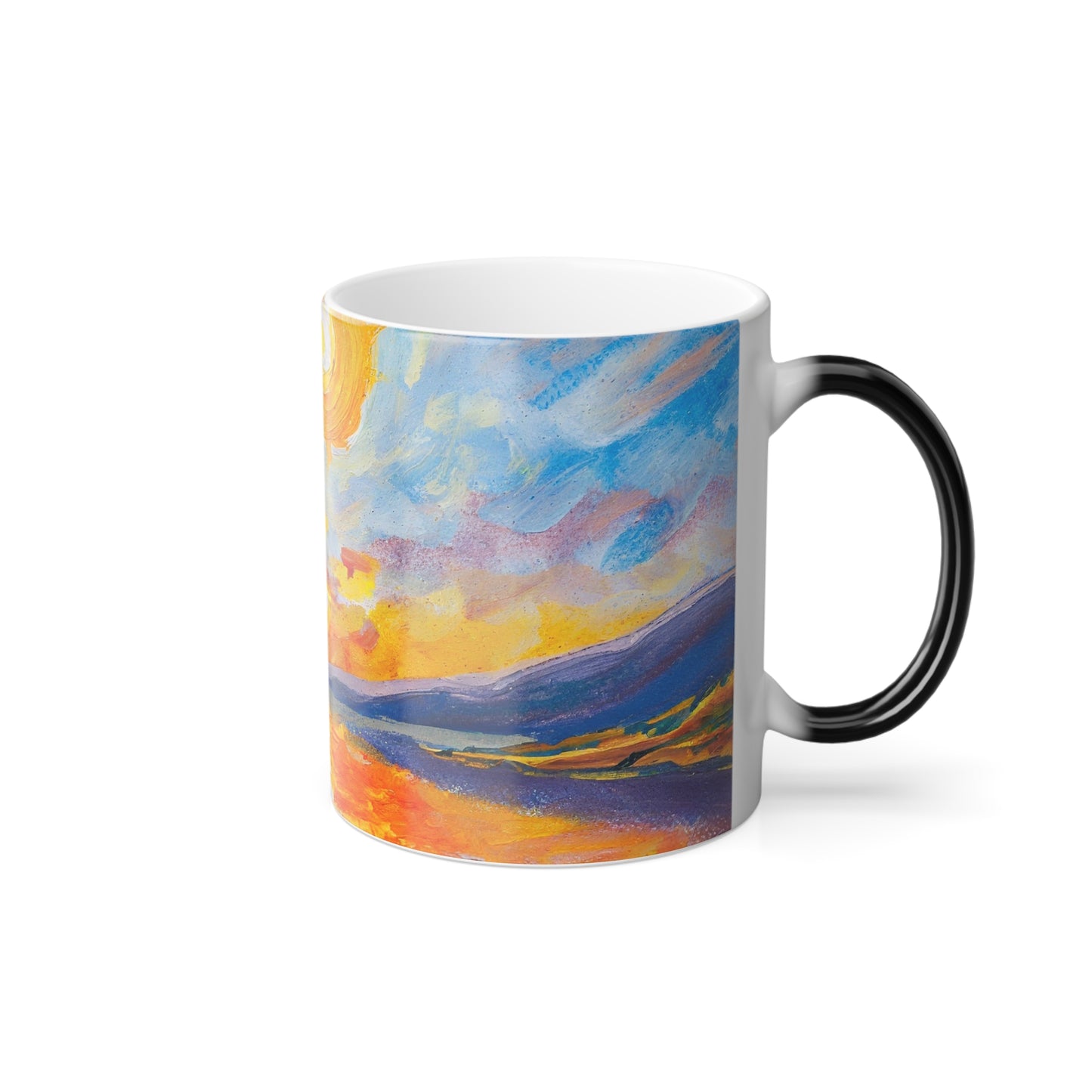 Sunset Evening Tea Color Morphing Mug, 11oz