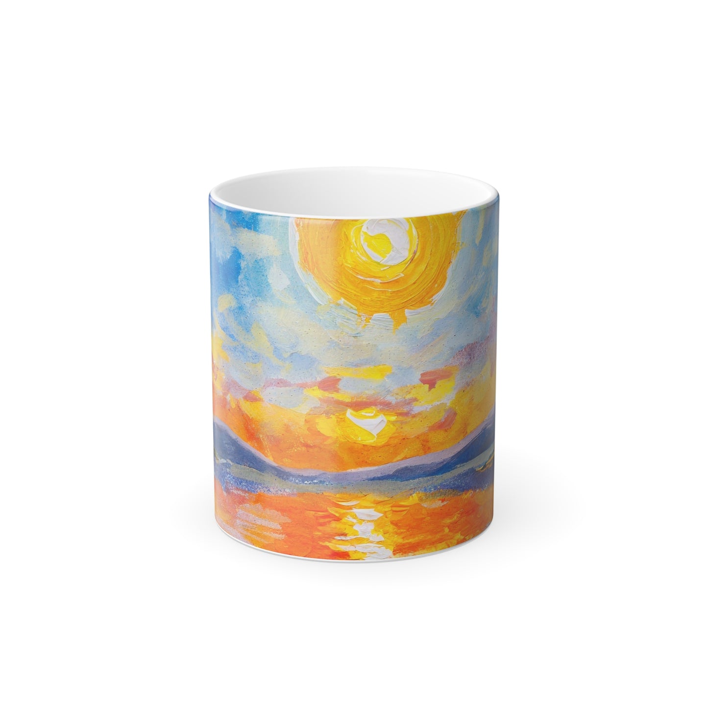 Sunset Evening Tea Color Morphing Mug, 11oz
