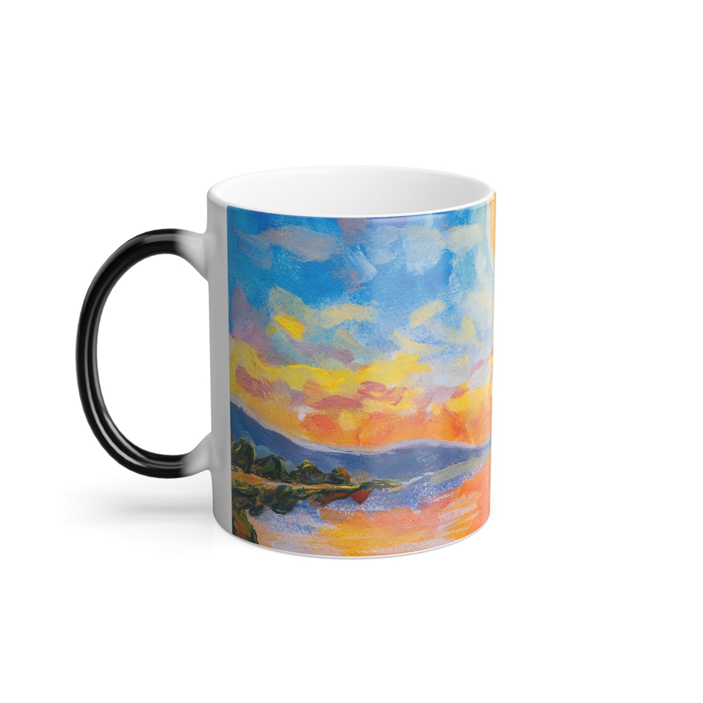 Sunset Evening Tea Color Morphing Mug, 11oz