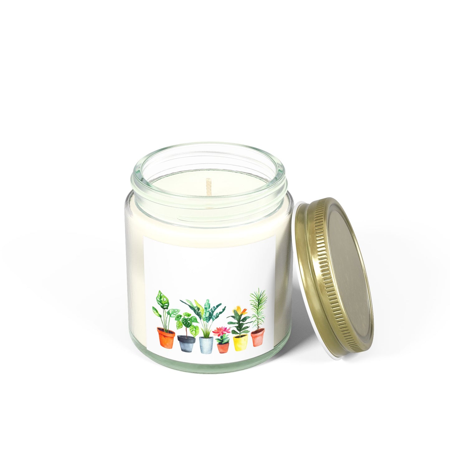 Scented Candles Houseplant Illustration
