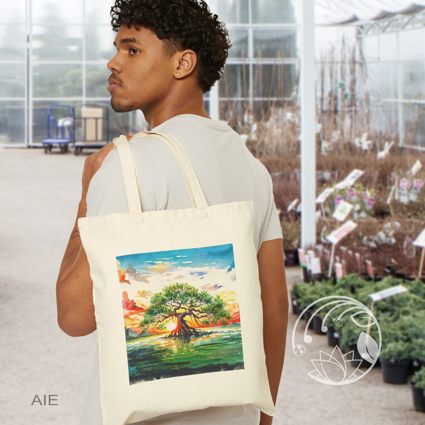 Earth's Green Lungs Cotton Canvas Tote Bag