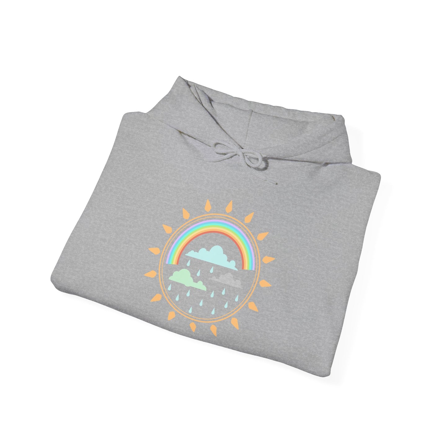 Rain Makes Rainbows Unisex Fit Hoodie Sweatshirt