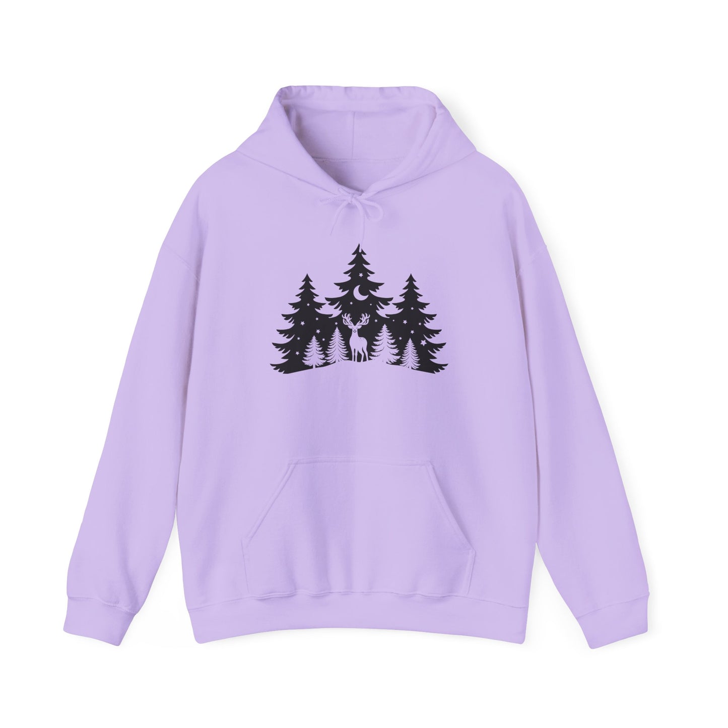 Midnight Stag Hoodie - Cozy Classic Sweatshirt