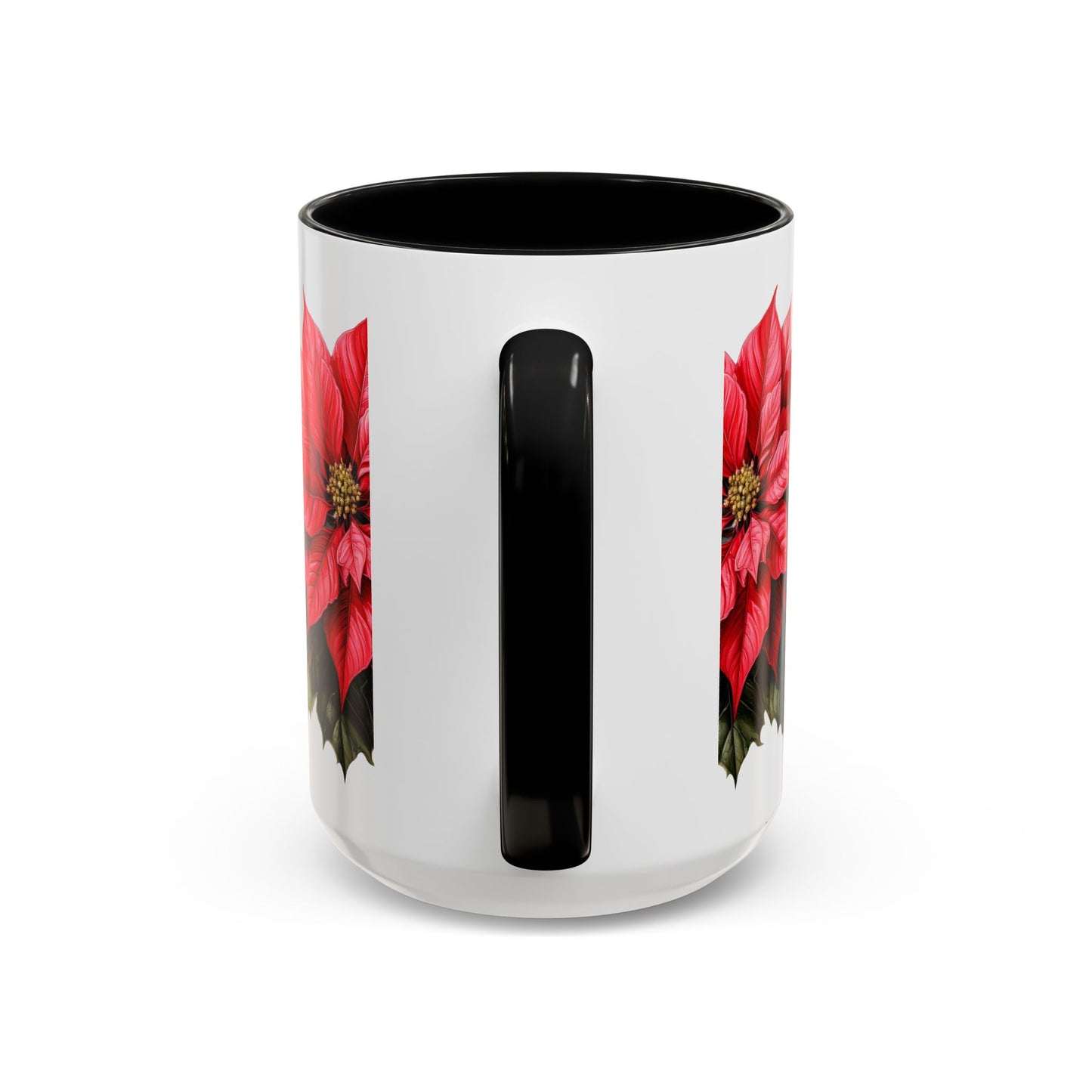 Coffee Mug Holiday Blooms Traditional Poinsettia