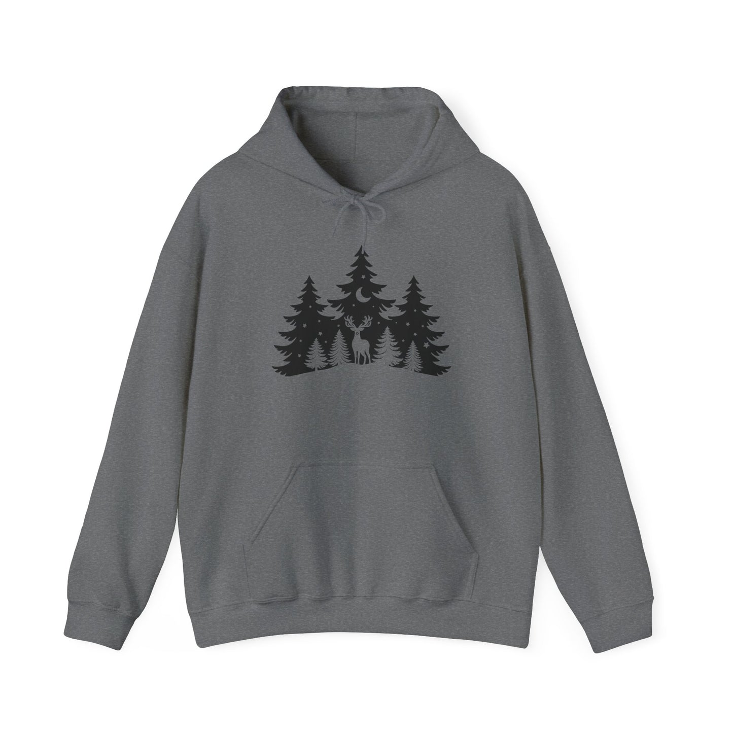 Midnight Stag Hoodie - Cozy Classic Sweatshirt