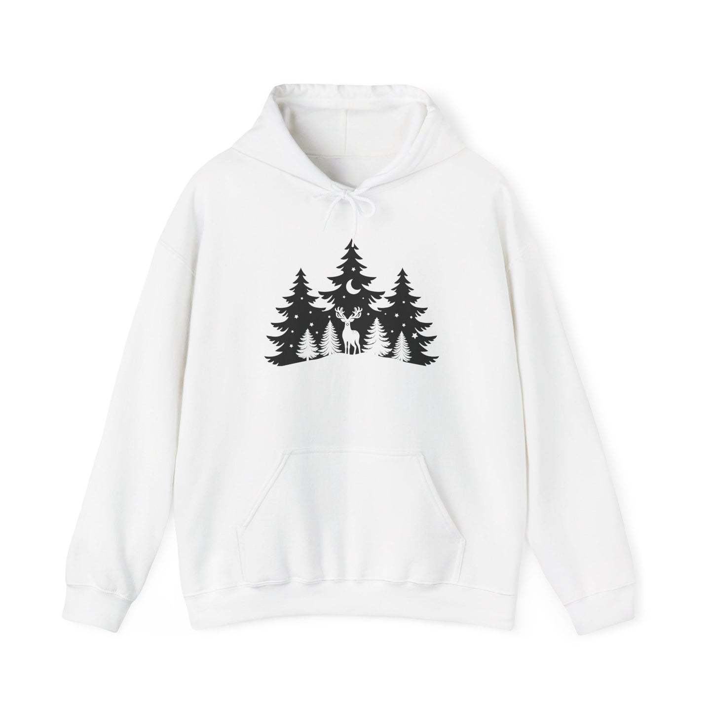 Midnight Stag Hoodie - Cozy Classic Sweatshirt