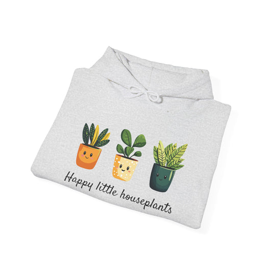 Happy Little Houseplants Happy little House Hooded Sweatshirt